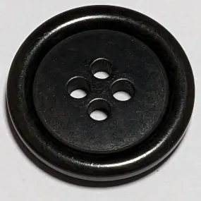 20mm or 15mm Black Corozo 4 Hole Buttons