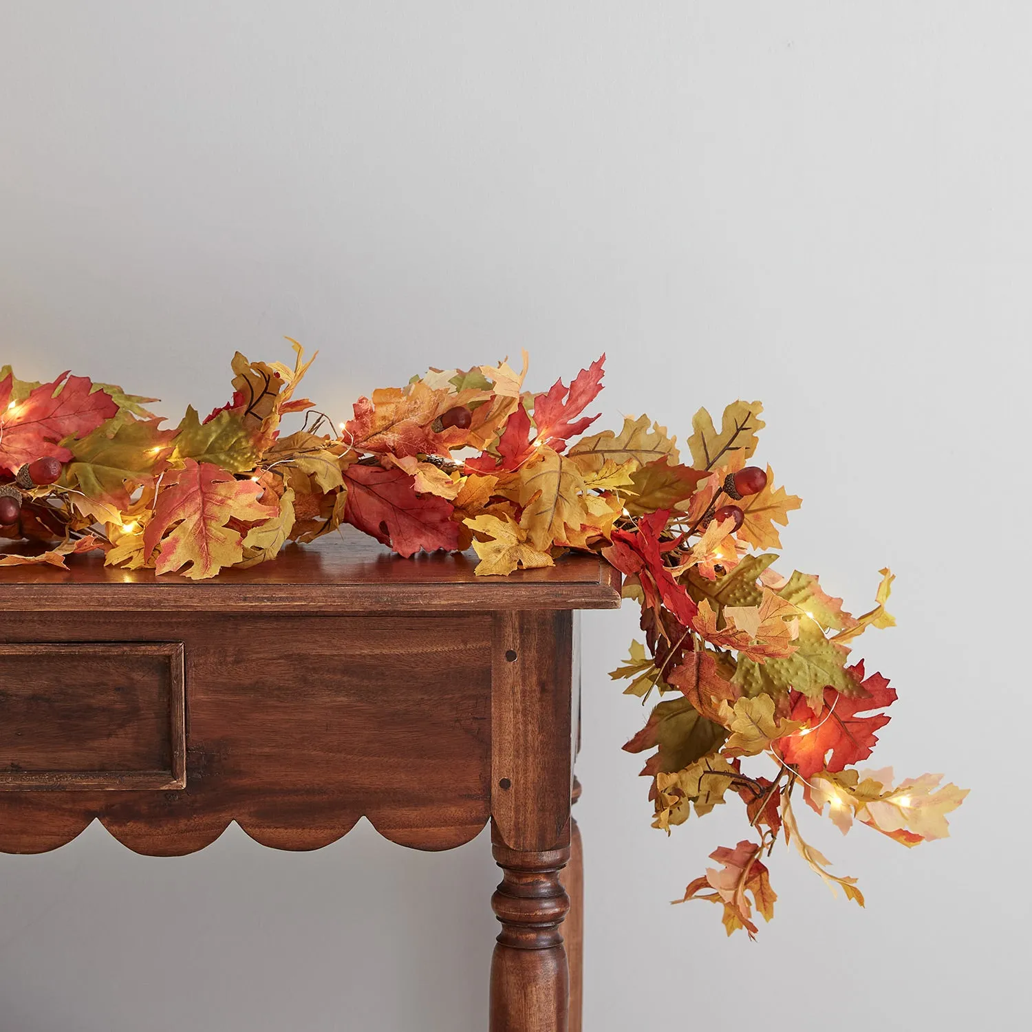2m Oak Leaf Autumn Garland