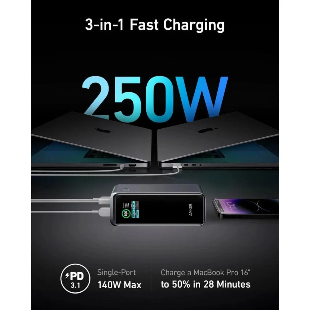 Anker 737 Prime 27,650mAh Power Bank (250W) - A1340