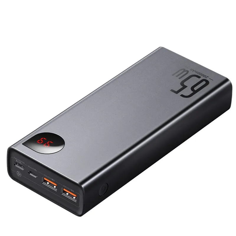 Baseus Adaman Metal Digital Display Power Bank 65W 20000mAh
