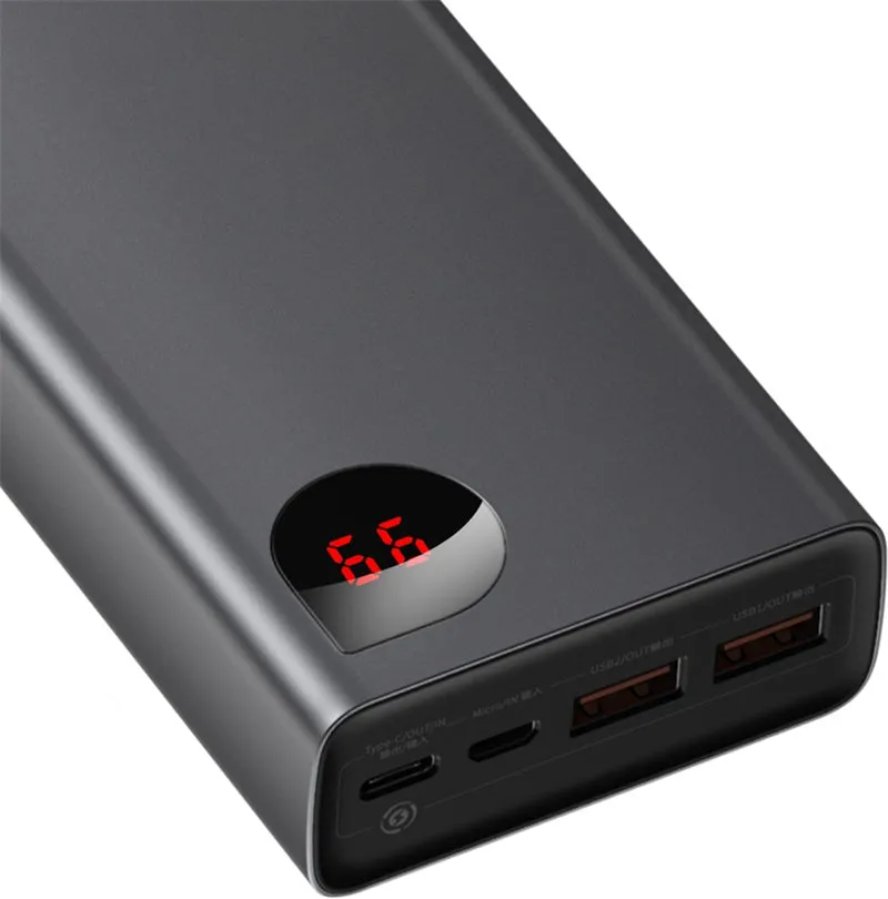 Baseus Adaman Metal Digital Display Power Bank 65W 20000mAh