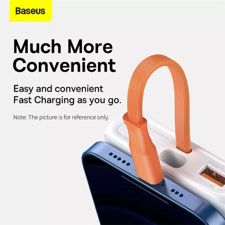 Baseus Block Digital Display 20W Quick Charging 10000mAh Power Bank with Lightning Cable
