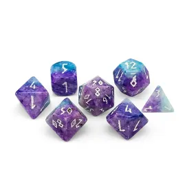 Blue/Purple Barite - 7 Piece RPG Set