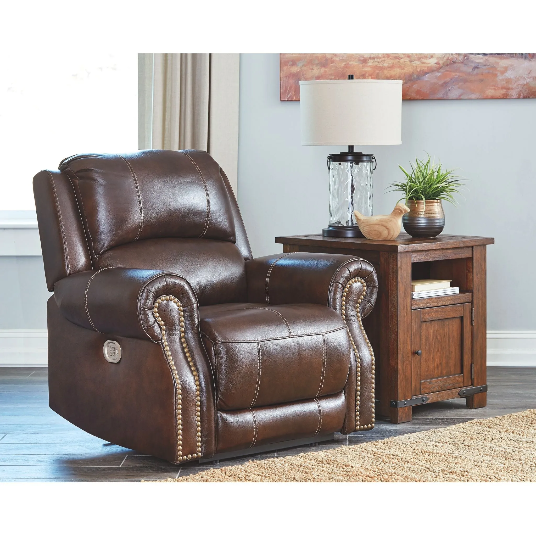 Buncrana Power Recliner with Adjustable Headrest