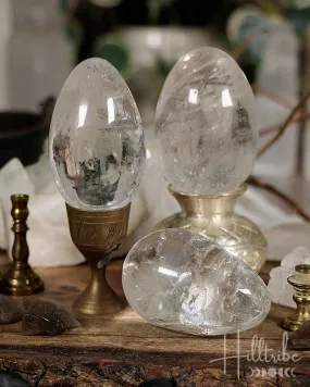 Clear Quartz Polished Egg