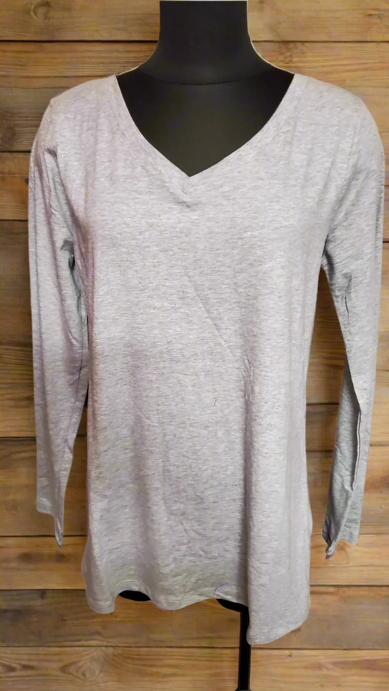 Cotton V-Neck Long Sleeve GT1058