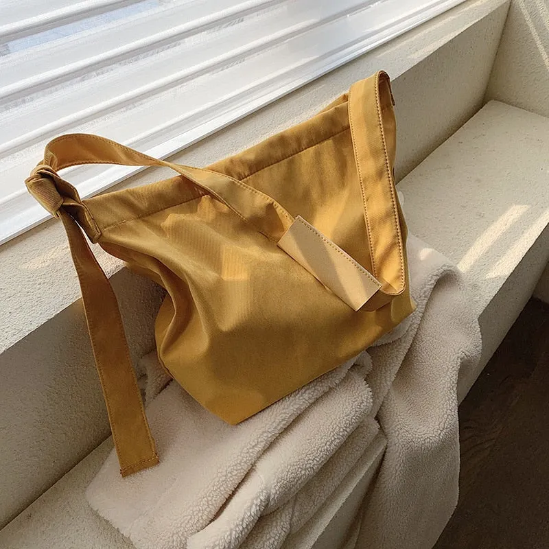 Darianrojas Retro Women's Messenger Canvas Bag Korean Style Ladies One-shoulder Art Lazy Commuter Bag Handbags Women Bags