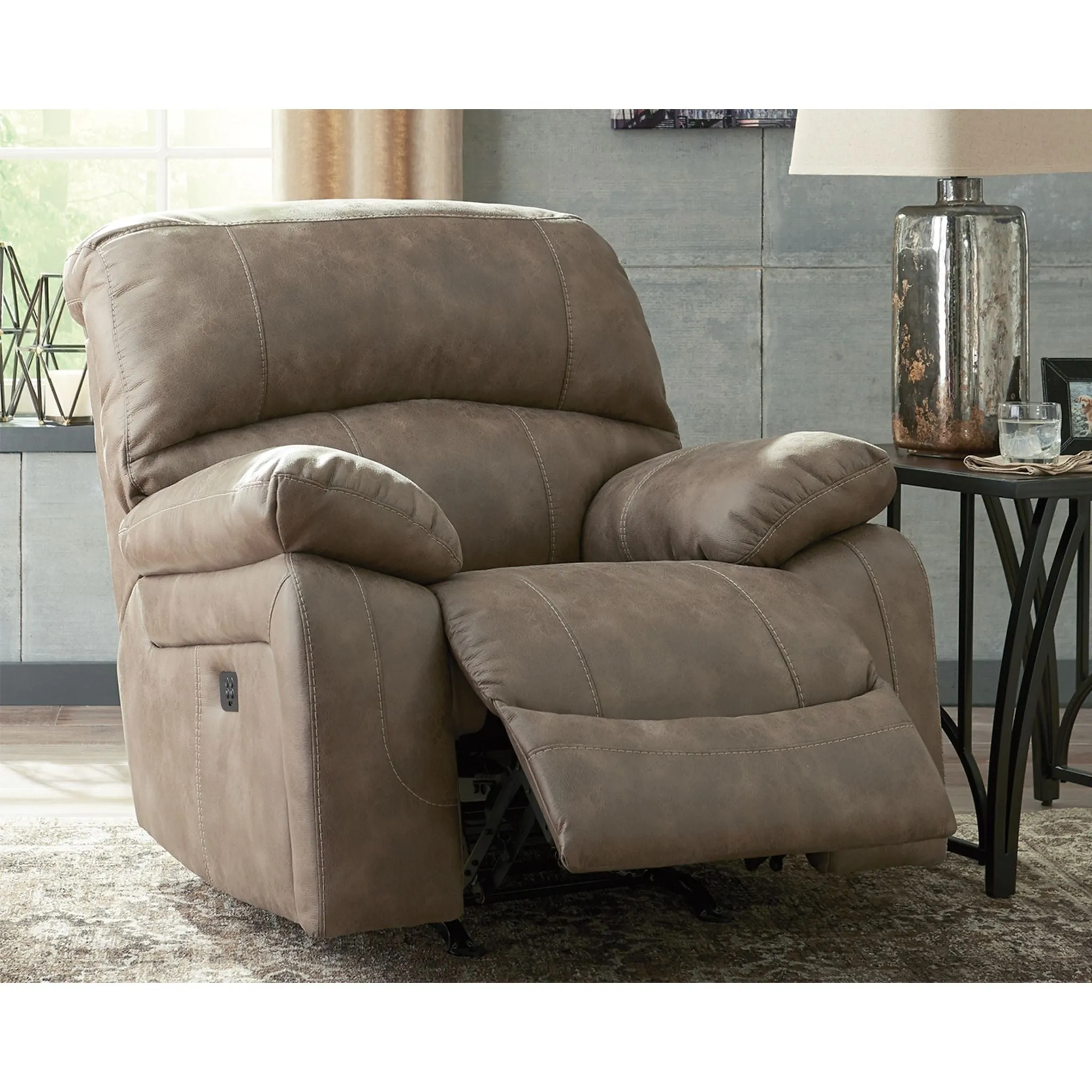 Dunwell Power Recliner with Adjustable Headrest