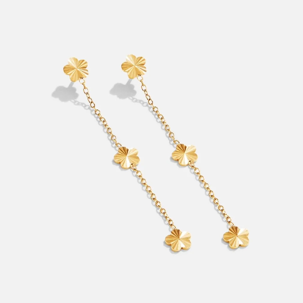Flower Power Petal Drop Earrings