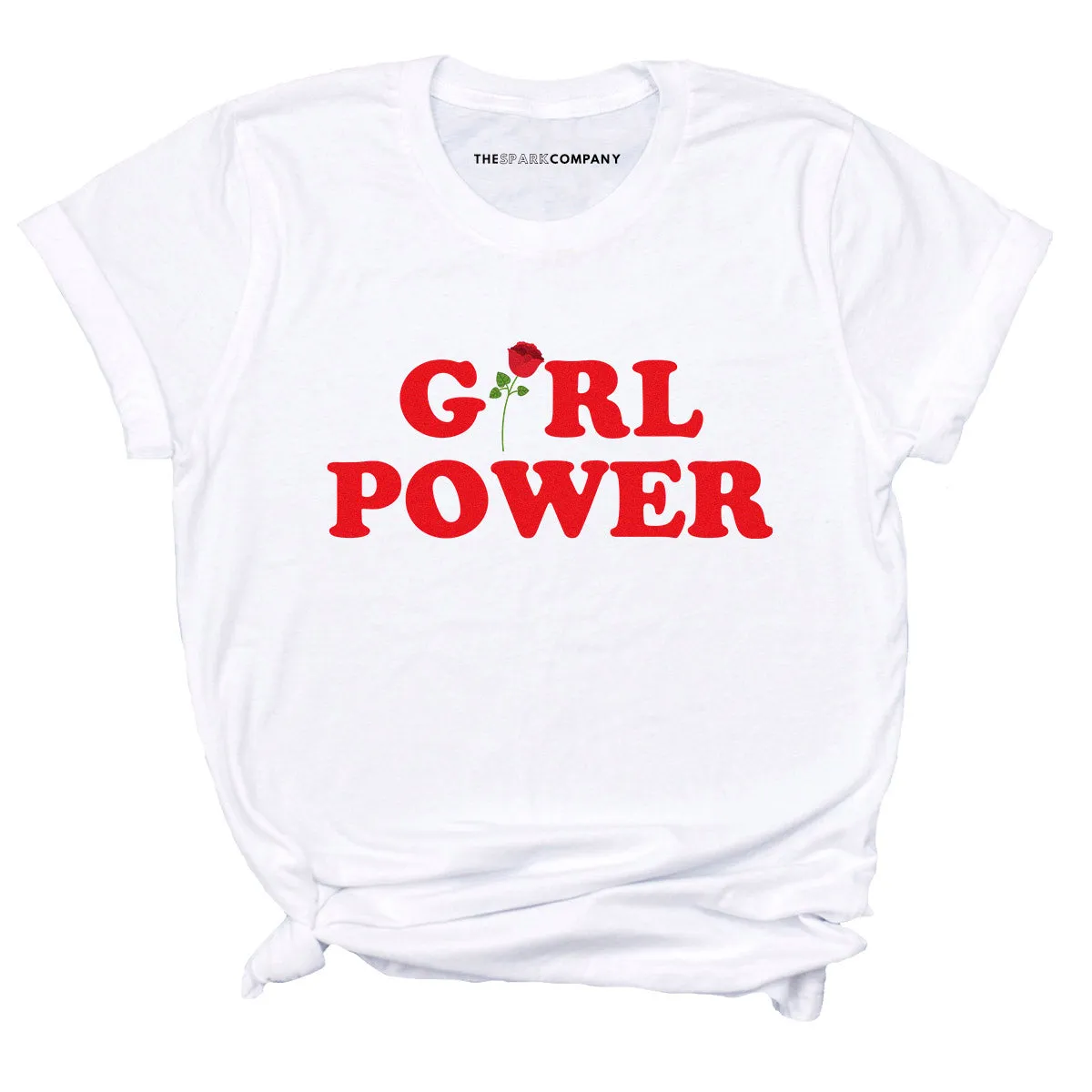Girl Power Rose Feminist T-Shirt