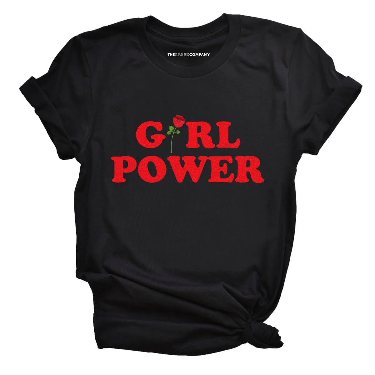 Girl Power Rose Feminist T-Shirt