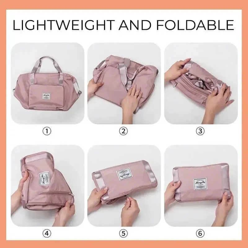 Ladies Large Capacity Waterproof Foldable Travel Bag