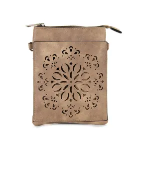 Laser Double Flower Shoulder Bag