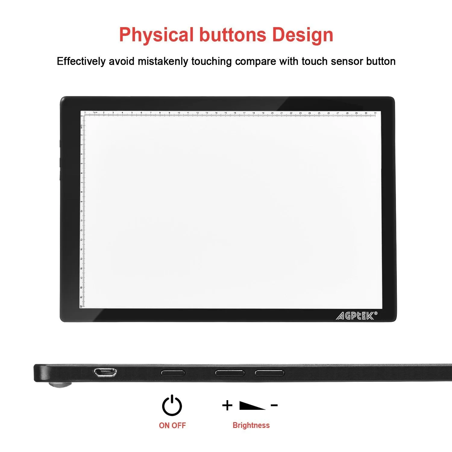 Magnetic LED Artcraft Tracing Light Pad A4 Size Lightbox