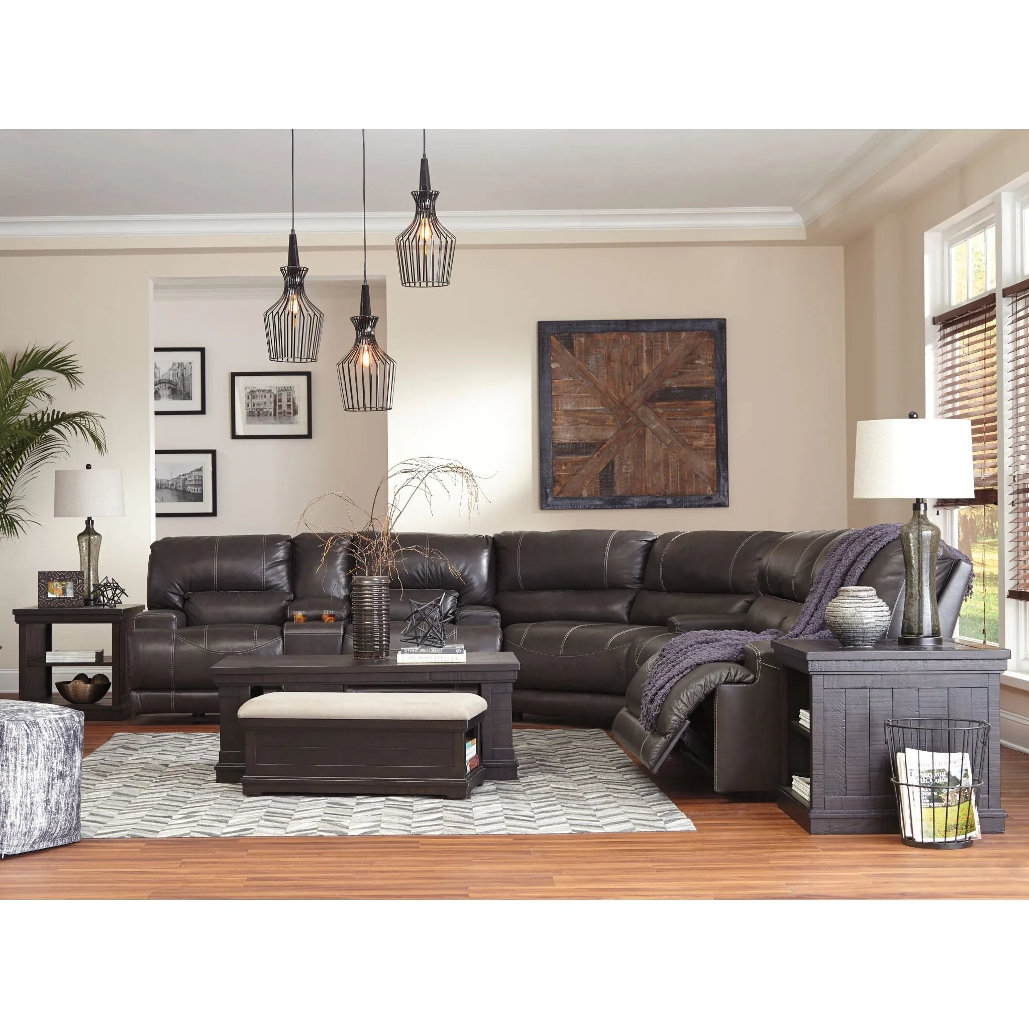 McCaskill Reclining Power Loveseat with Console