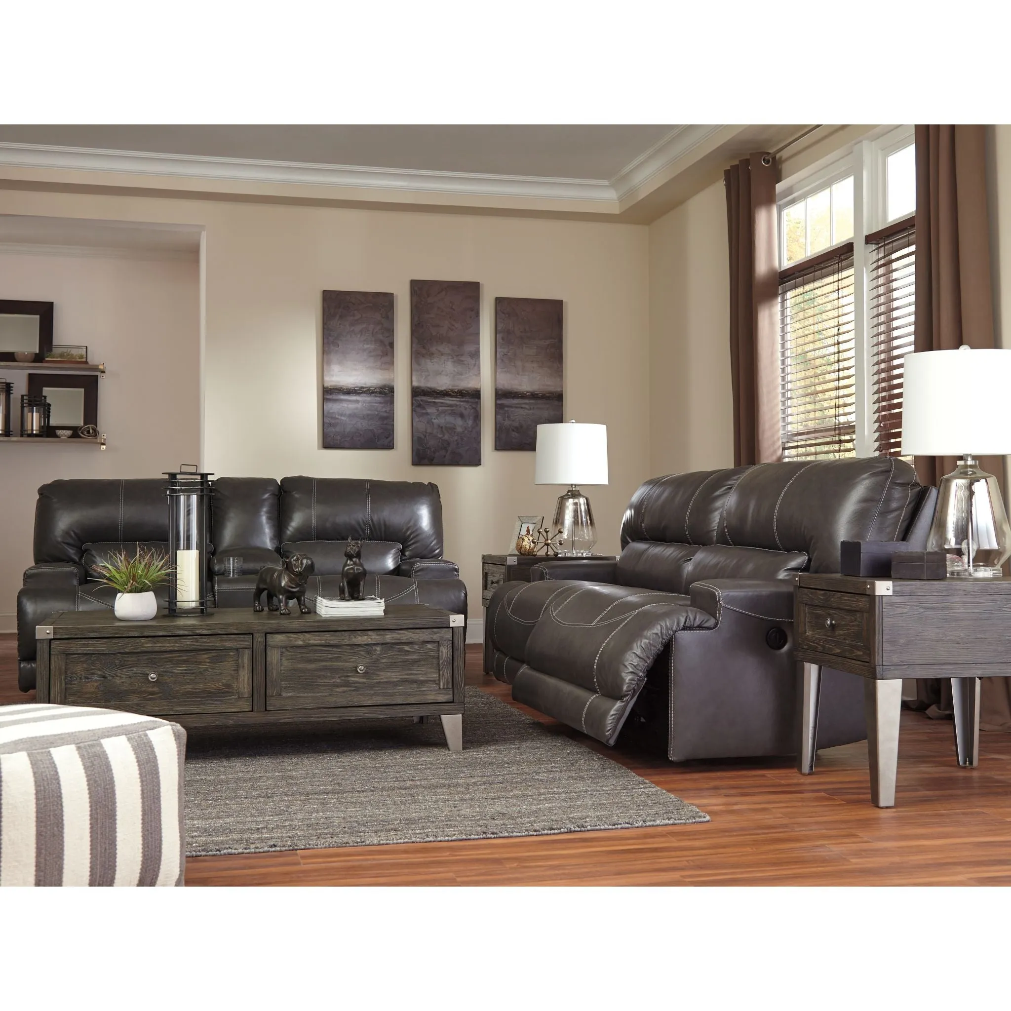 McCaskill Reclining Power Loveseat with Console