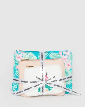Multi Colour Tropical Jungle Purse Pack