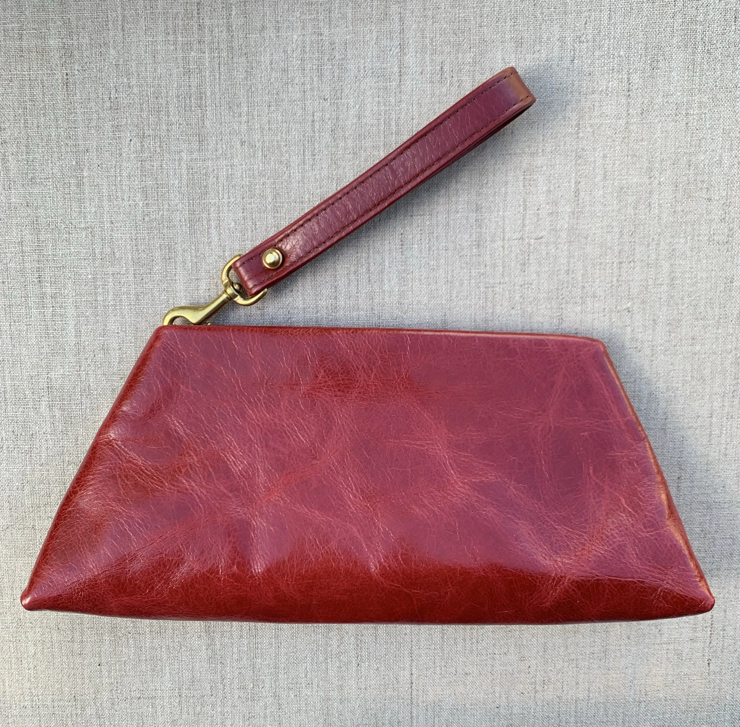 Nina Clutch in Cherry by Offhand Designs