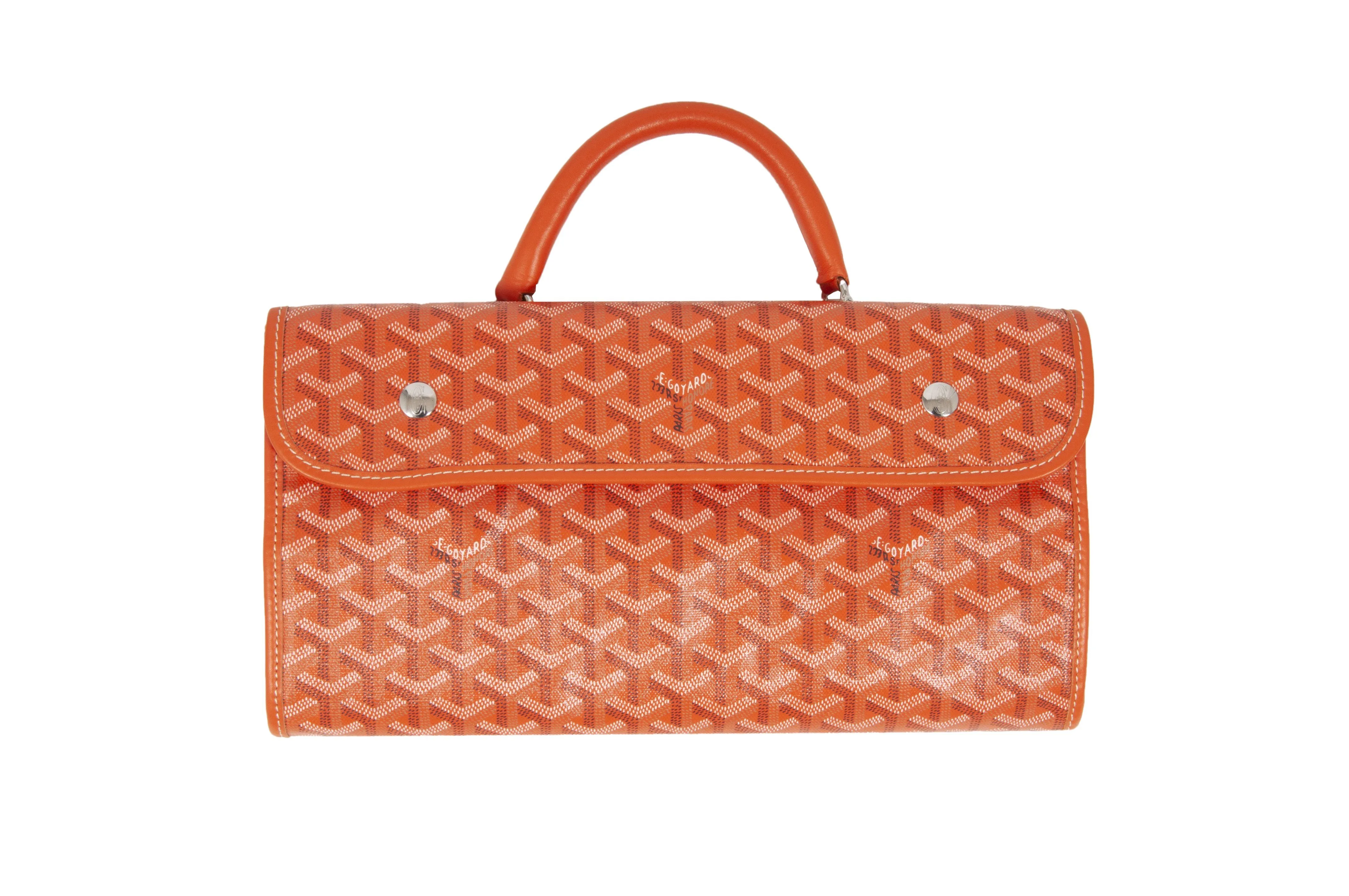 Orange Saint Lucie Foldable Tote Bag