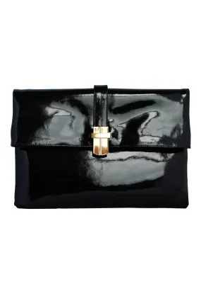 PATENT FOLDING CLUTCH BLACK