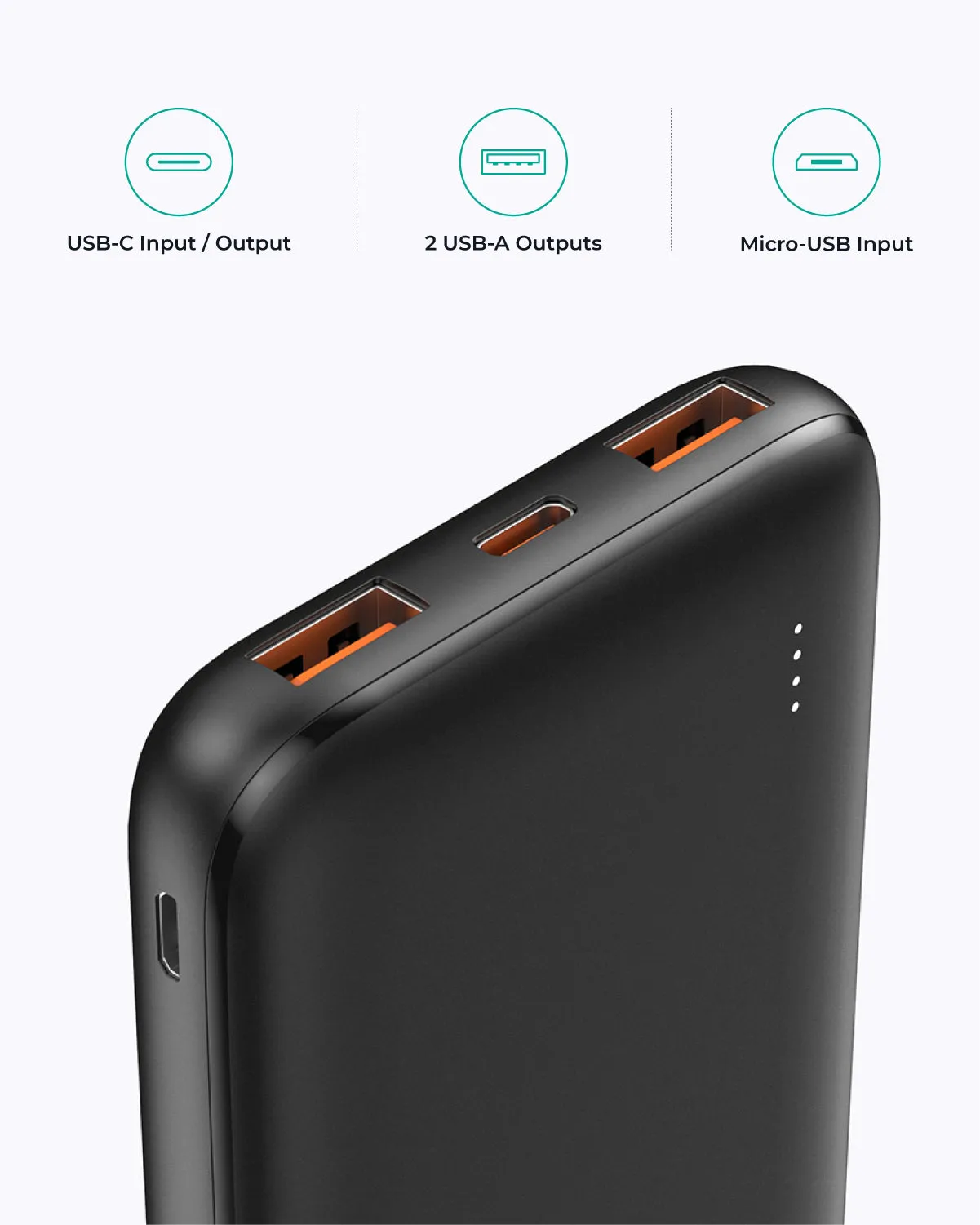 PB-N73 / PB-N73S 10,000mAh 12W / 18W Ultra Thin Portable Charger 3-Port USB-C PD  Fast Charge
