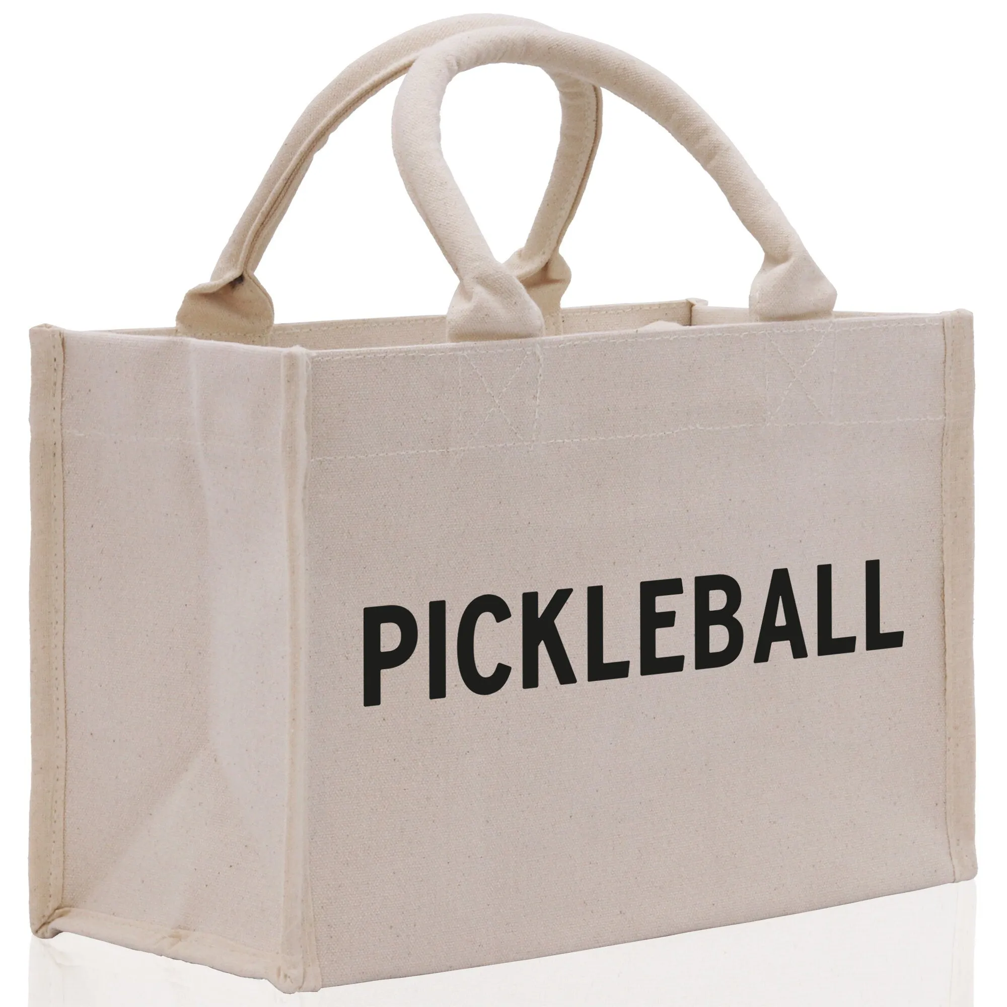 Pickleball Cotton Canvas Tote Bag Pickleball Party Favors Pickleball Player Gift Bag Pickleball Lovers Gift Bag Pickleball Gift Idea