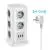 Plug Outlet Power Strip Tower 12  Outlets 5 USB Ports 2M Extension Cord with Switch Overload protector USB Socket Office