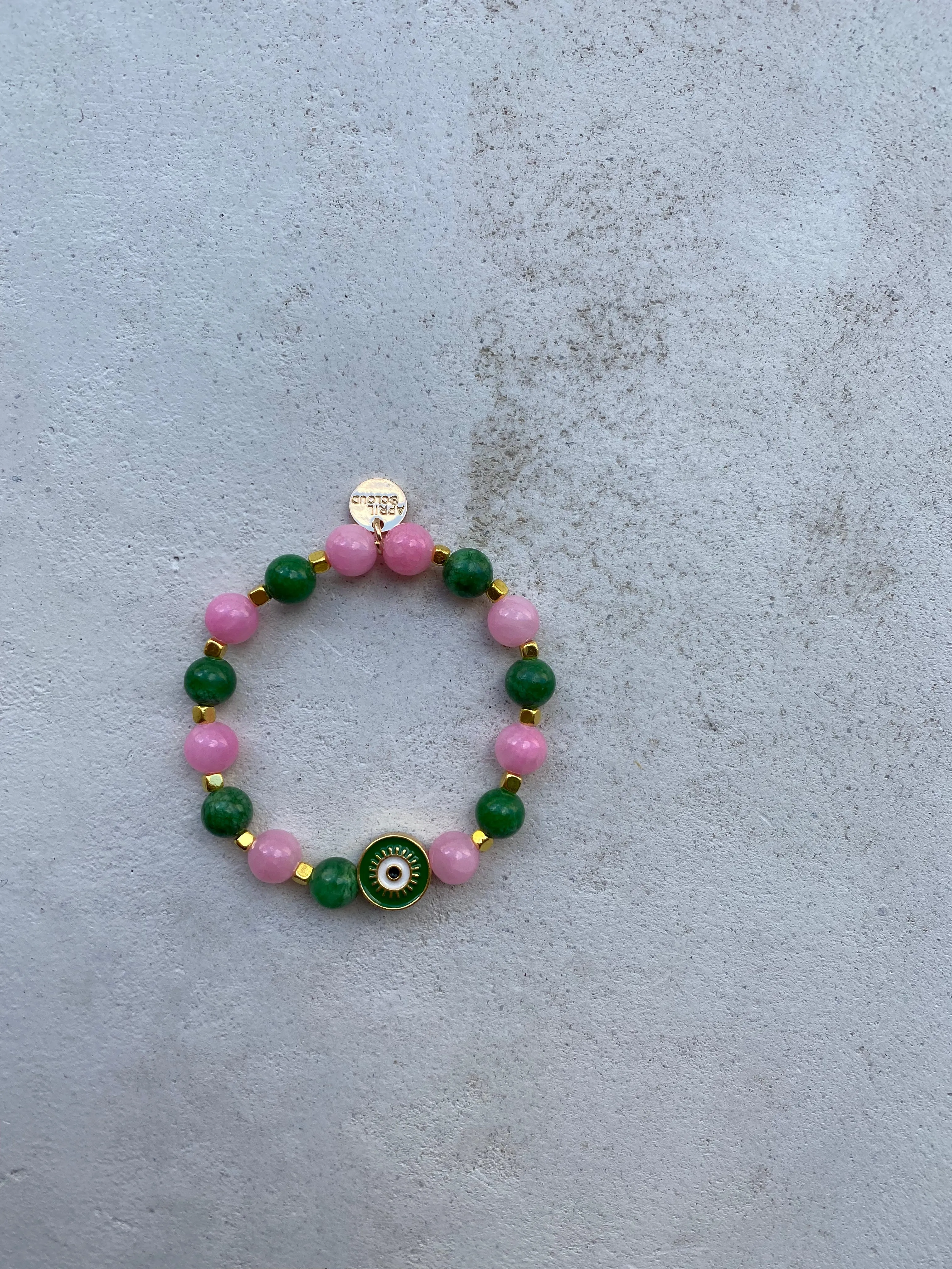 SEMI-PRECIOUS STONE BRACELET “EYE SEE YOU”