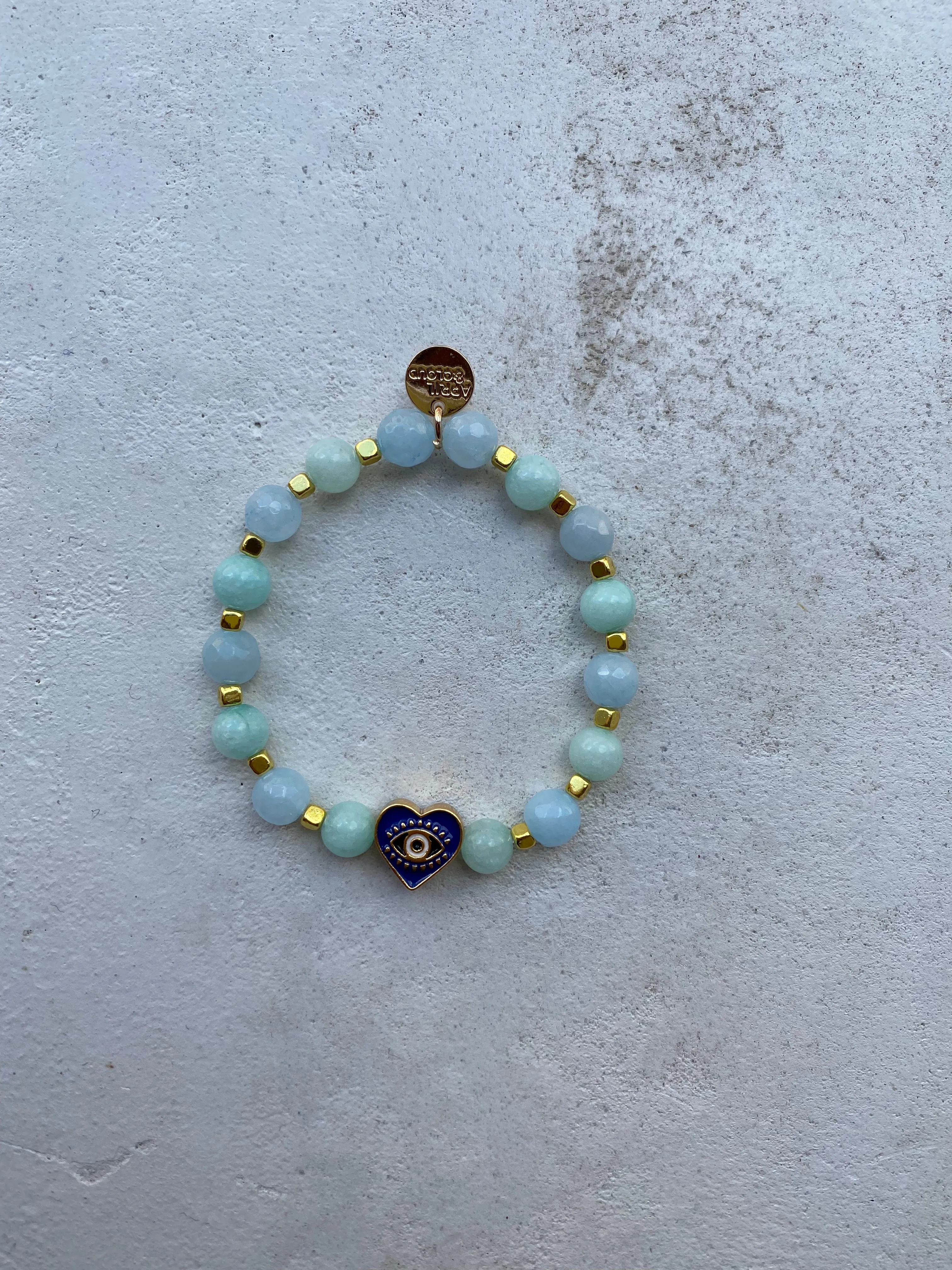 SEMI-PRECIOUS STONE BRACELET “EYE SEE YOU”