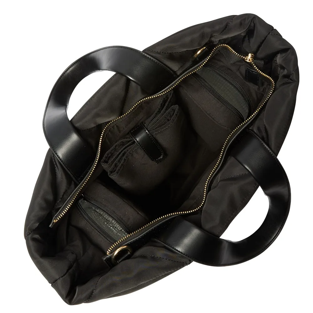 Tully Tote in Black Nylon
