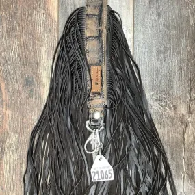 Western Mini Leather Fringe Strap 36" #21065