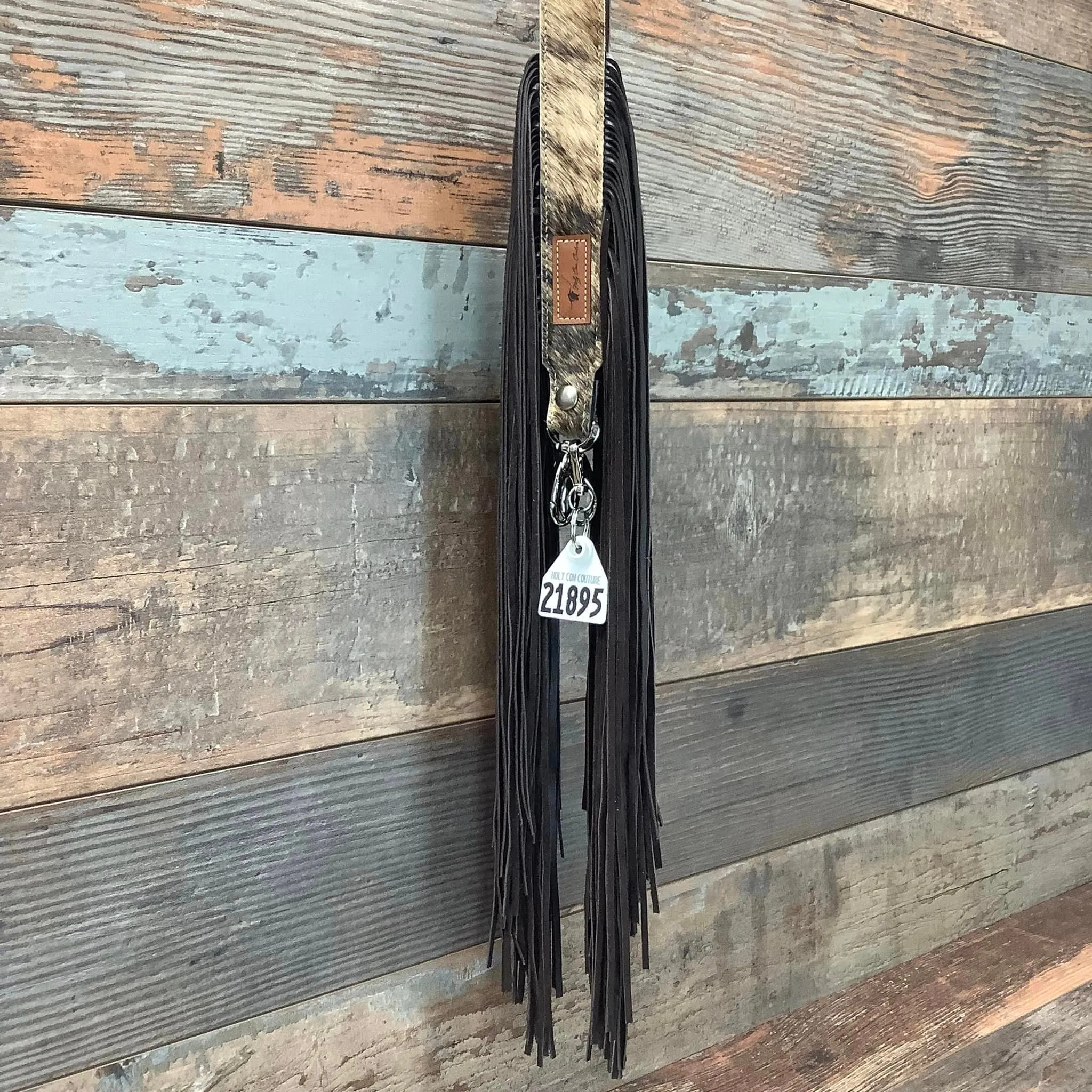 Western Mini Leather Fringe Strap 48" #21895