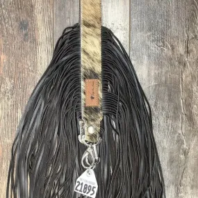 Western Mini Leather Fringe Strap 48" #21895