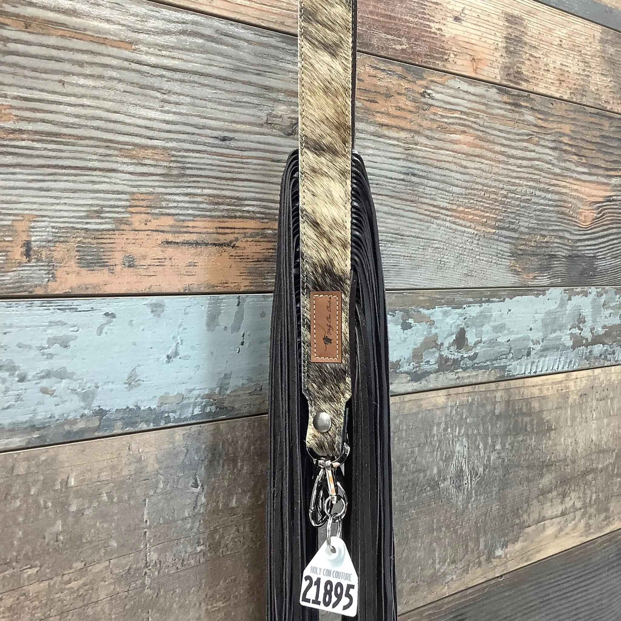 Western Mini Leather Fringe Strap 48" #21895