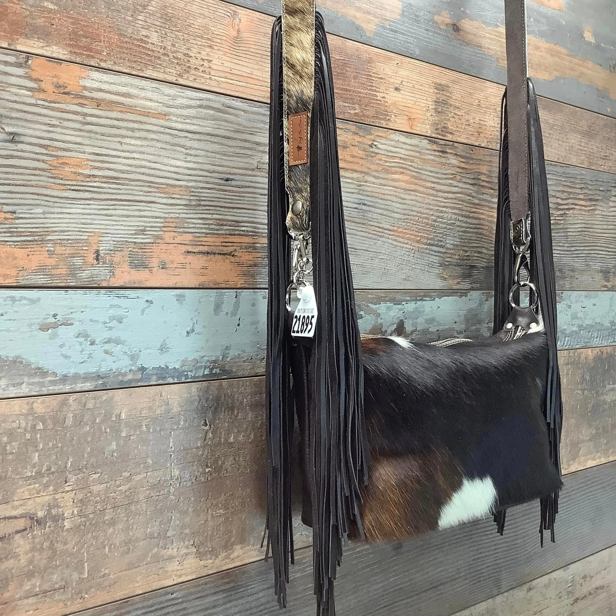 Western Mini Leather Fringe Strap 48" #21895
