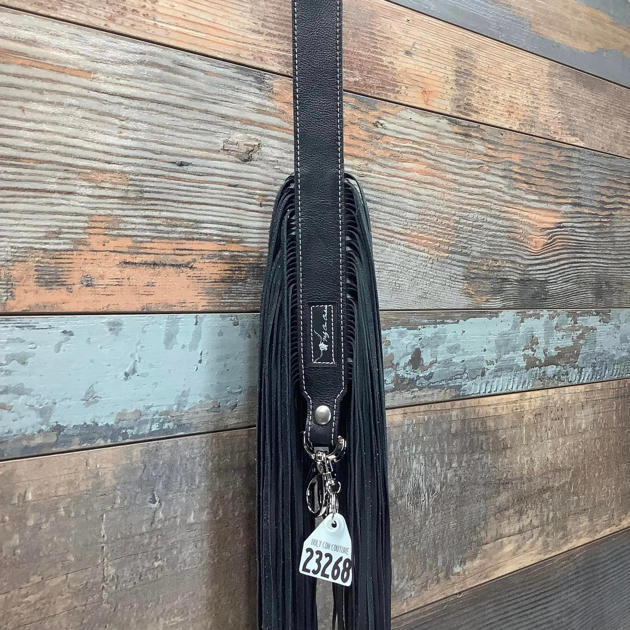 Western Mini Leather Fringe Strap 48" #23268
