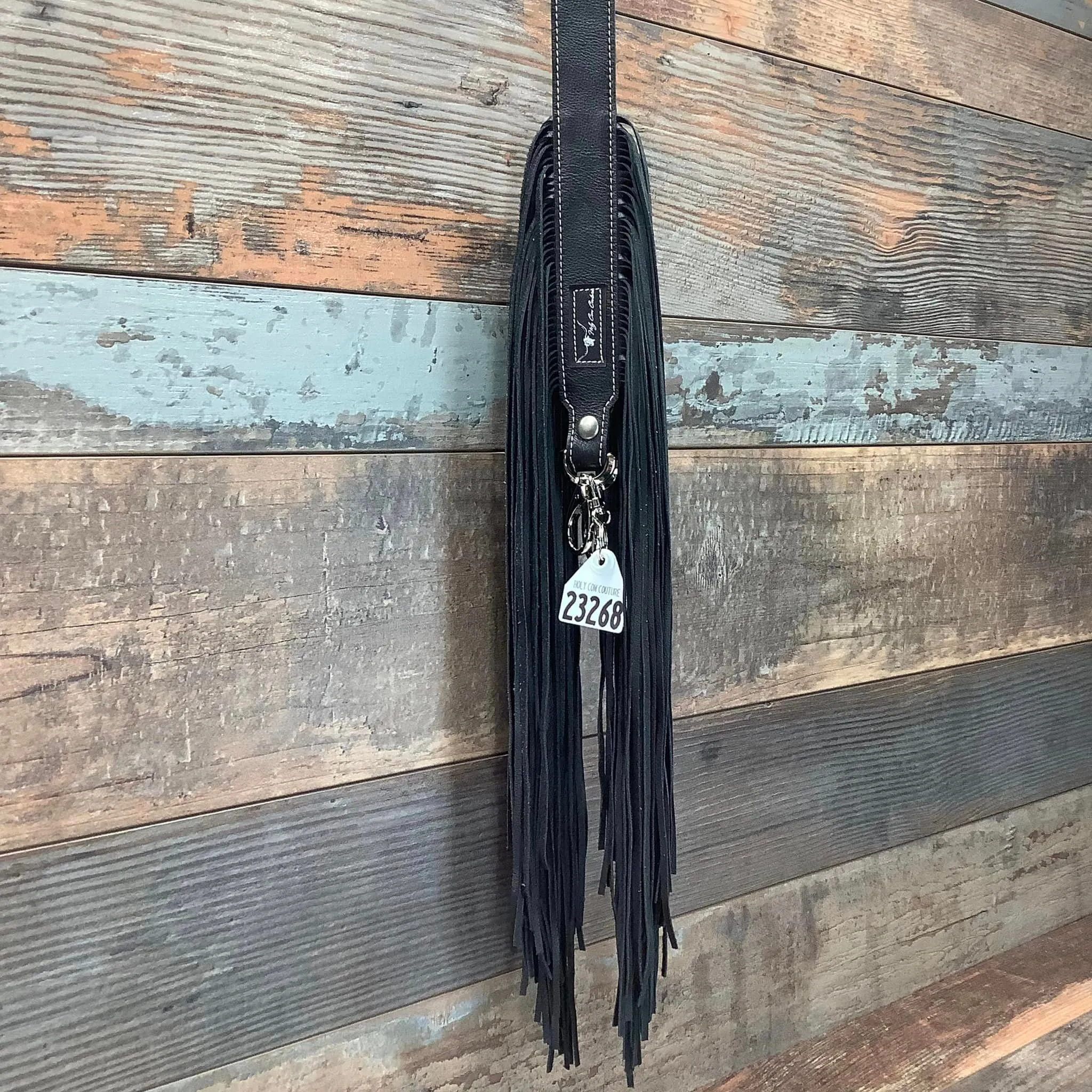 Western Mini Leather Fringe Strap 48" #23268